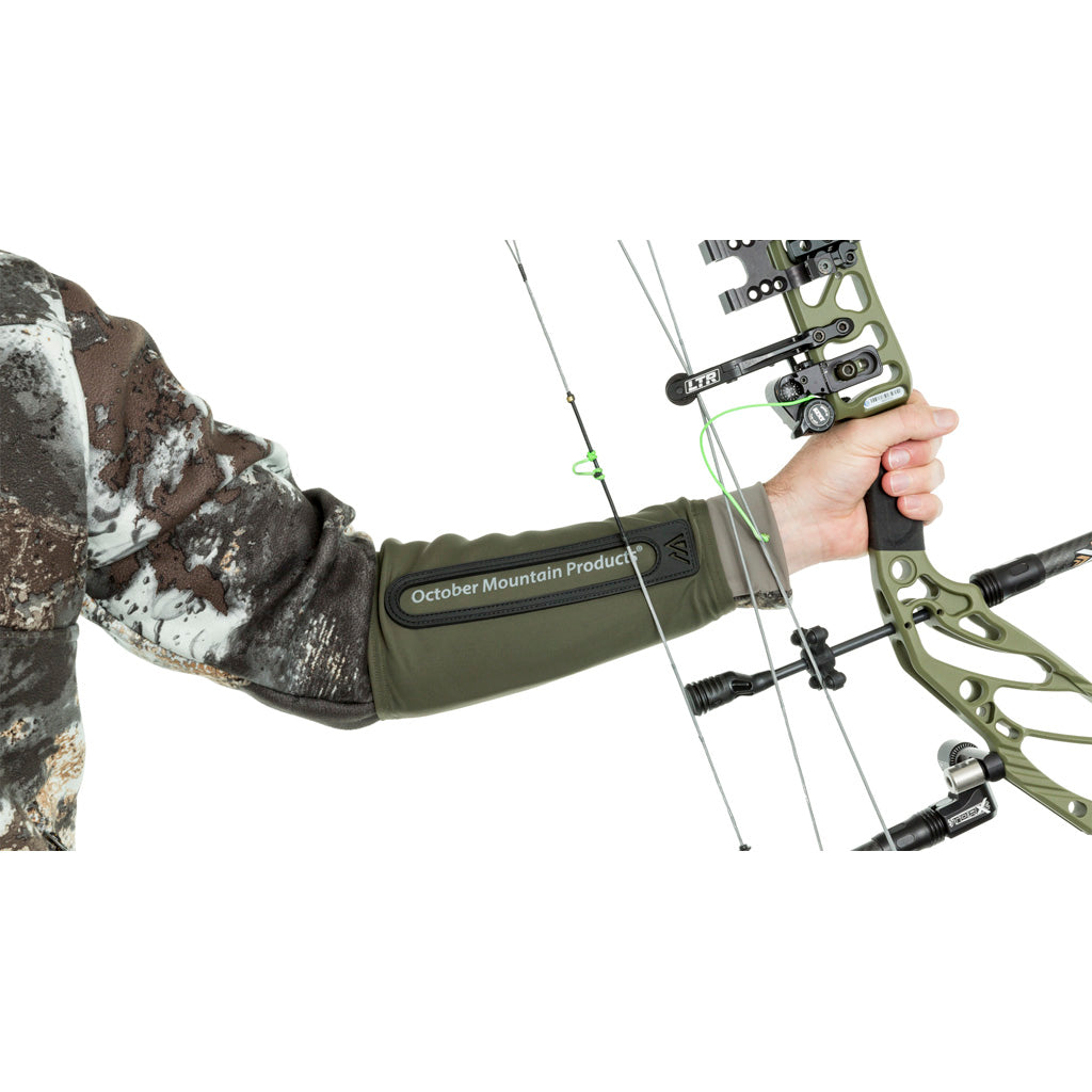 October Mountain Compression Arm Guard OD Green - Comfortable Protection