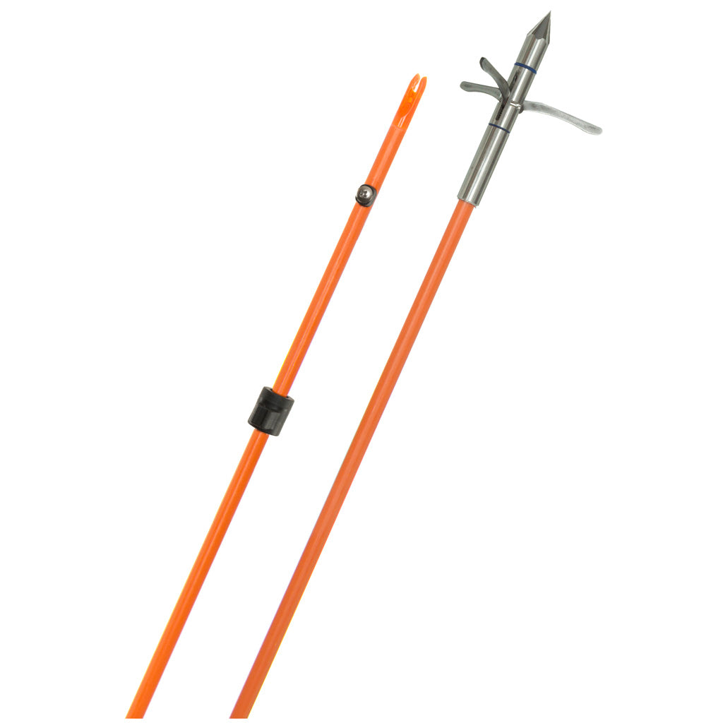 Fin Finder Raider Pro Bowfishing Arrow Orange with Kraken 3 Barb Point