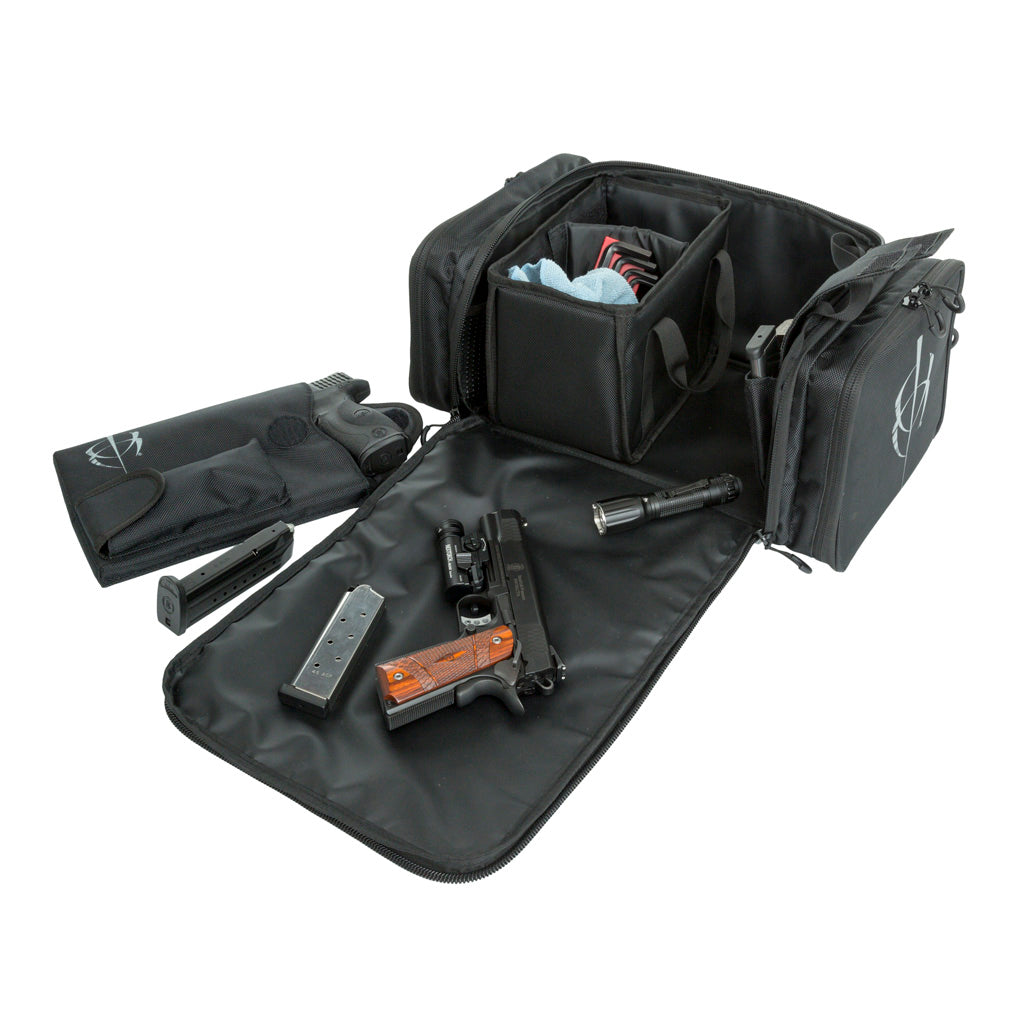BlackHeart Respondent Range Bag with Ammo Carrier &amp; Pistol Sleeve Black