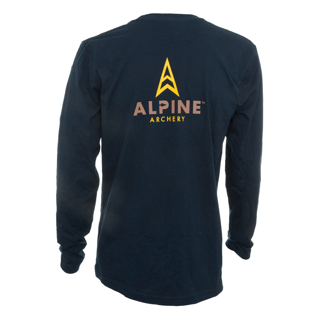 Alpine Long Sleeve Tee Navy 2X