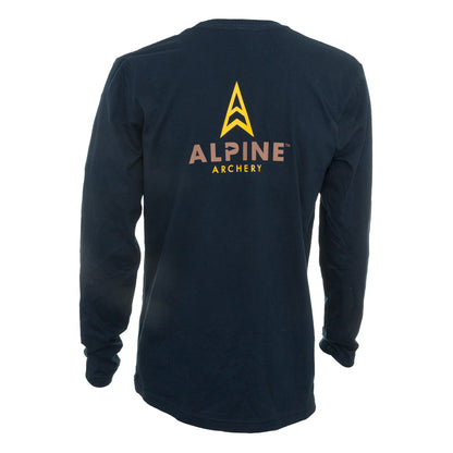 Alpine Long Sleeve Tee Navy 2X