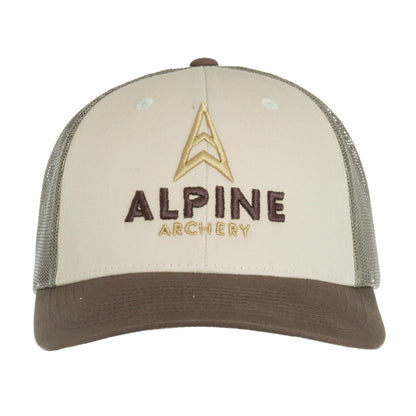 Alpine Low Pro Trucker Cap Brown/Loden/Tan
