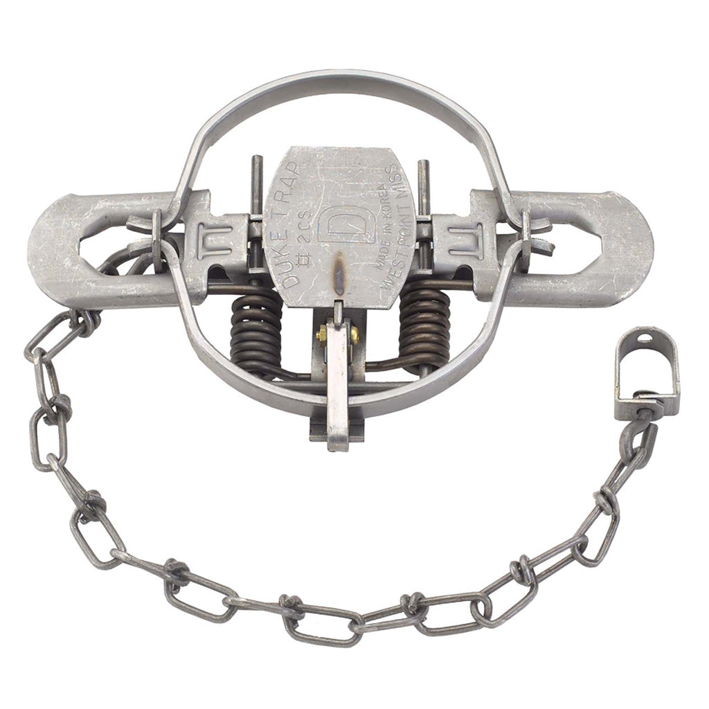 Duke Coil Spring Trap No. 2 - Ideal for Bobcat, Coyote, and More