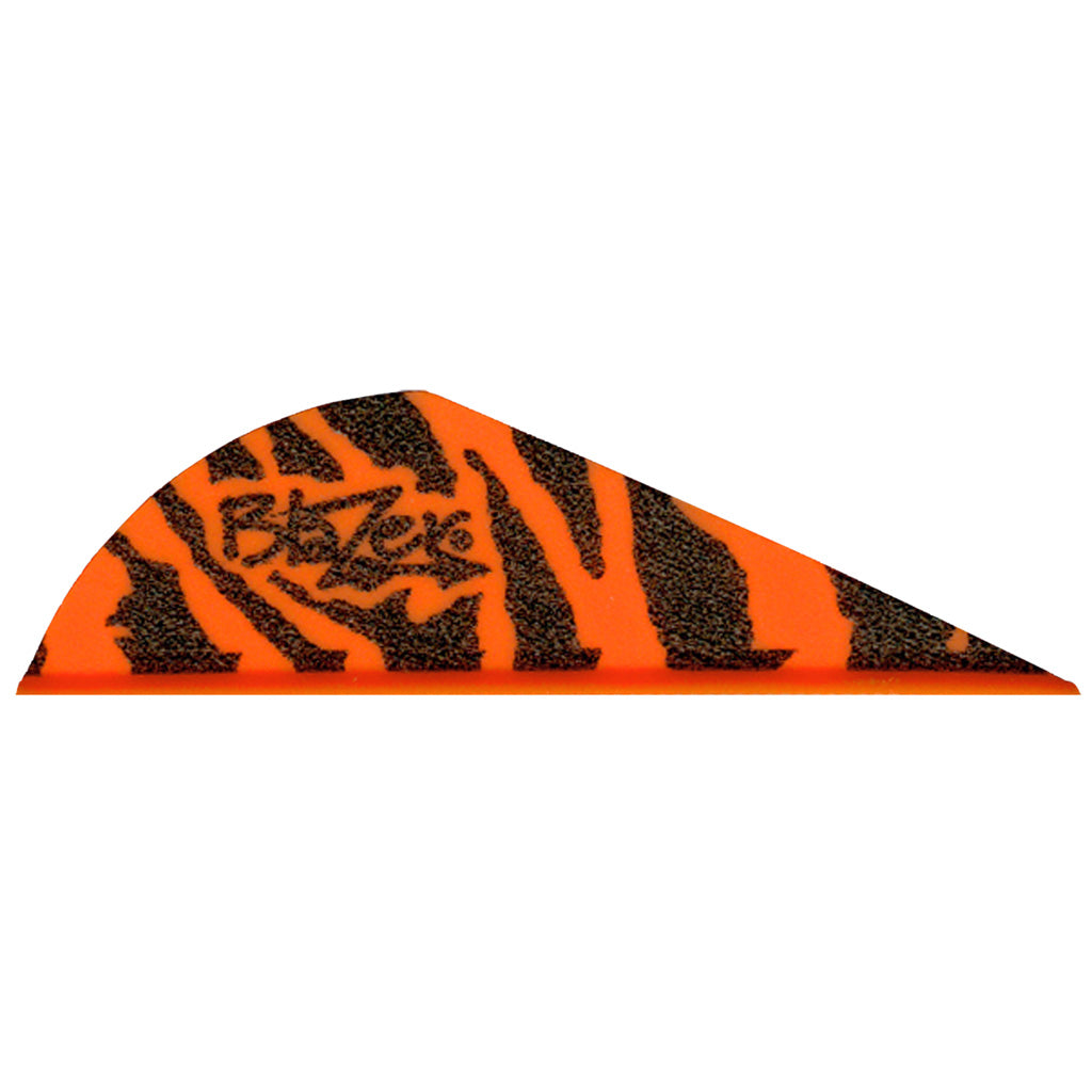 Bohning Blazer Vanes Orange Tiger 36 Pack - High-Performance Archery Fletching