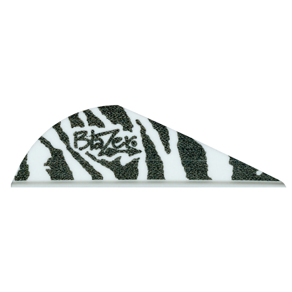 Bohning Blazer Vanes White Tiger 36 Pack - High-Performance Archery Fletching