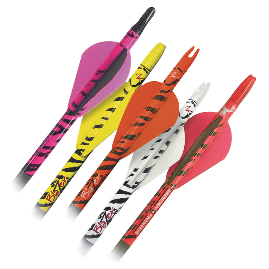 Bohning Blazer Arrow Wraps White Tiger 4 in. - 13 Pack