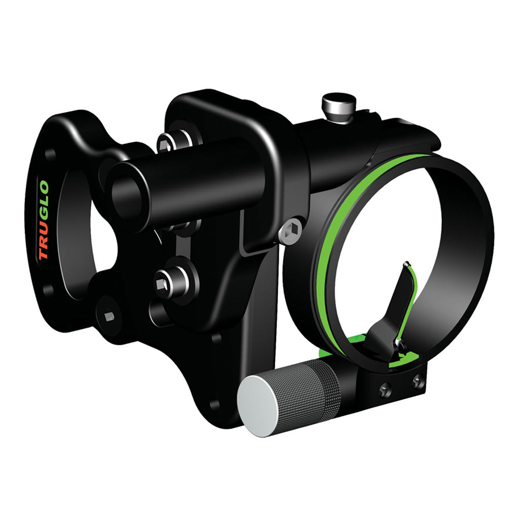 TruGlo Pendulum Sight Black 1 Pin .029 RH/LH - Precision Shooting Sight