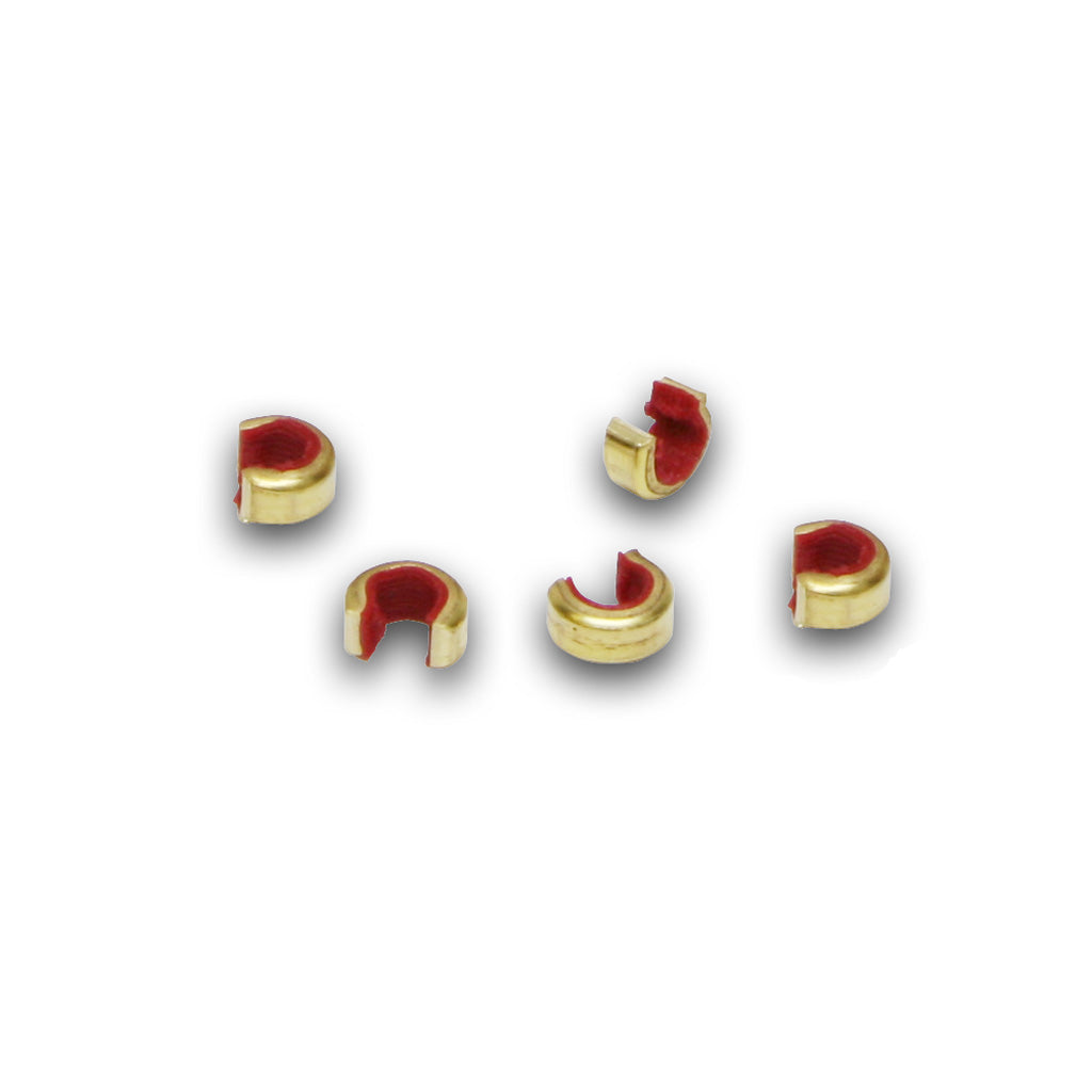October Mountain Nock Sets XL Red 5 Pack - Durable Brass Construction