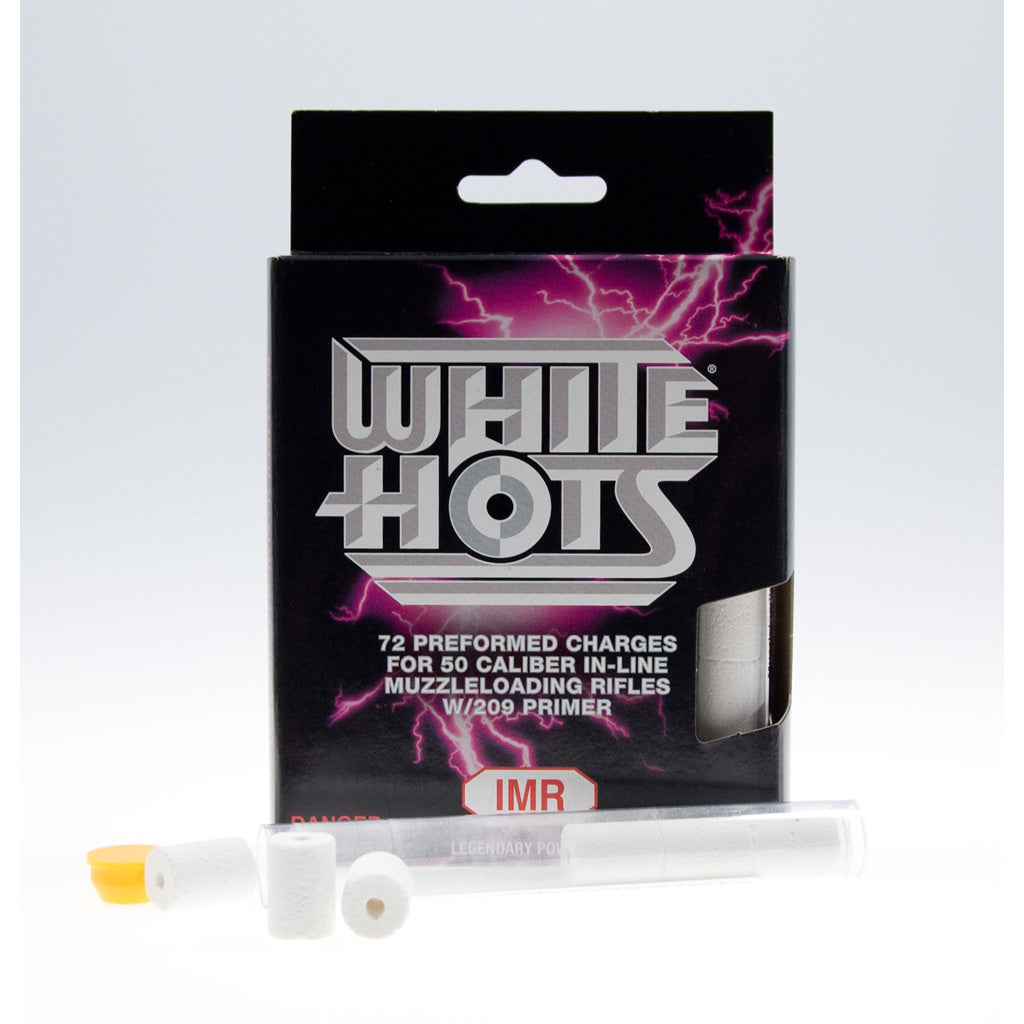 IMR White Hots Powder Pellets .50 cal. 50 gr. 72 pk. HAZMAT