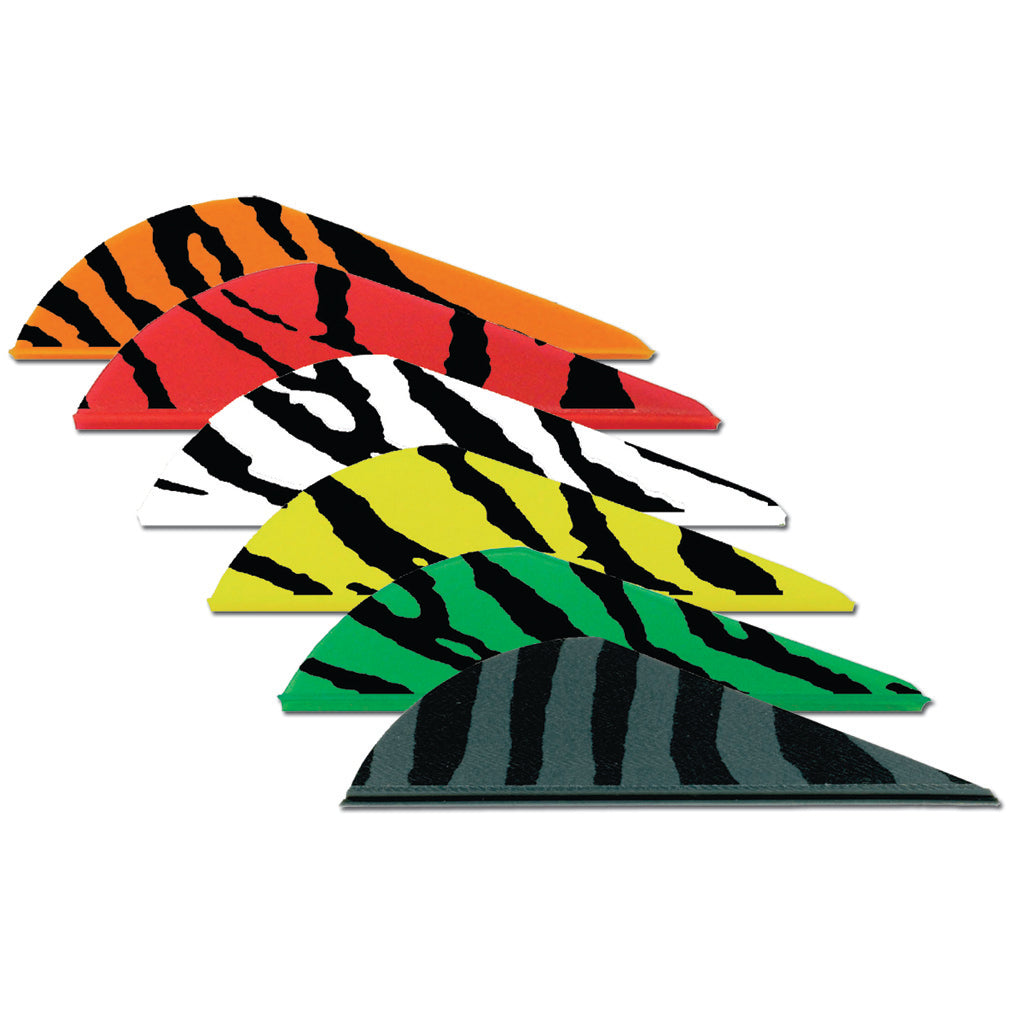 Bohning Blazer Vanes Orange Tiger 100 Pack - High Performance Archery Fletching