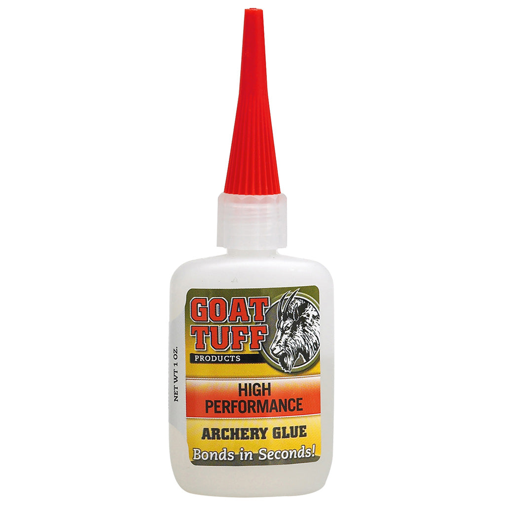 Goat Tuff High Performance Glue 1 oz. - Perfect for Arrow Feathers and Vanes