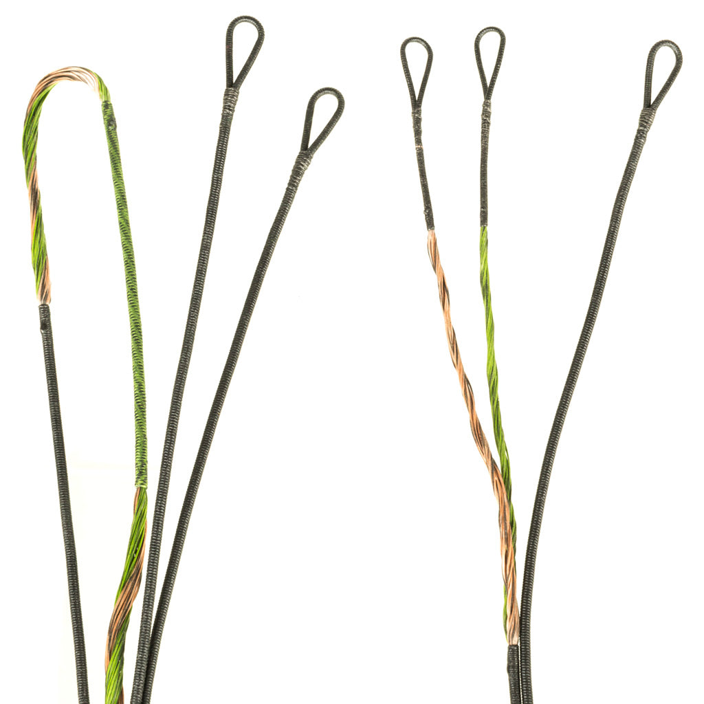 First String Premium String Kit for Bowtech Tribute 2006 - Green/Brown