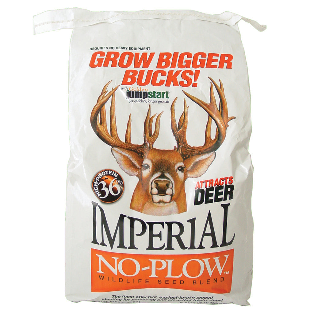 Whitetail Institute No-Plow Wildlife Seed Blend 9 lb - Premium Seed for Attracting Wildlife