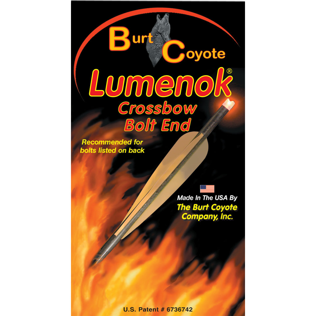Lumenok Crossbow Nocks HD Orange Flat Easton/Beman 3 pk.