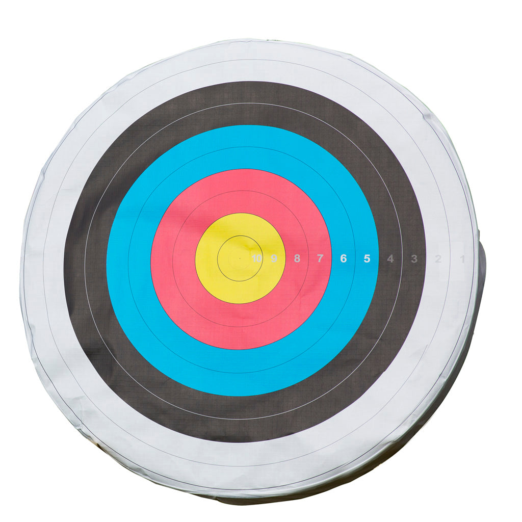 Saunders Toughenized Skirted Target Face - Four Color, 80 cm - Part Number 47401536