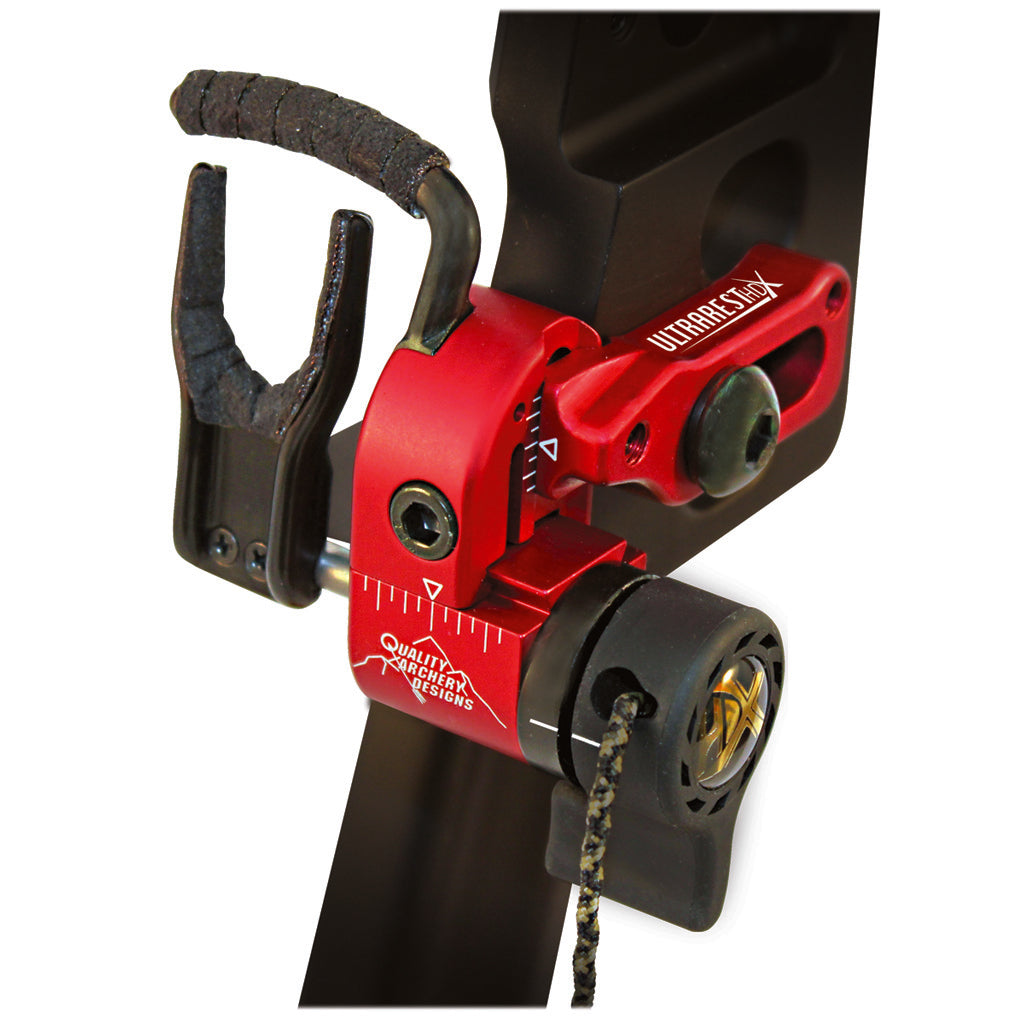 QAD UltraRest HDX Red RH - Premium Arrow Rest for Right-Handed Archers