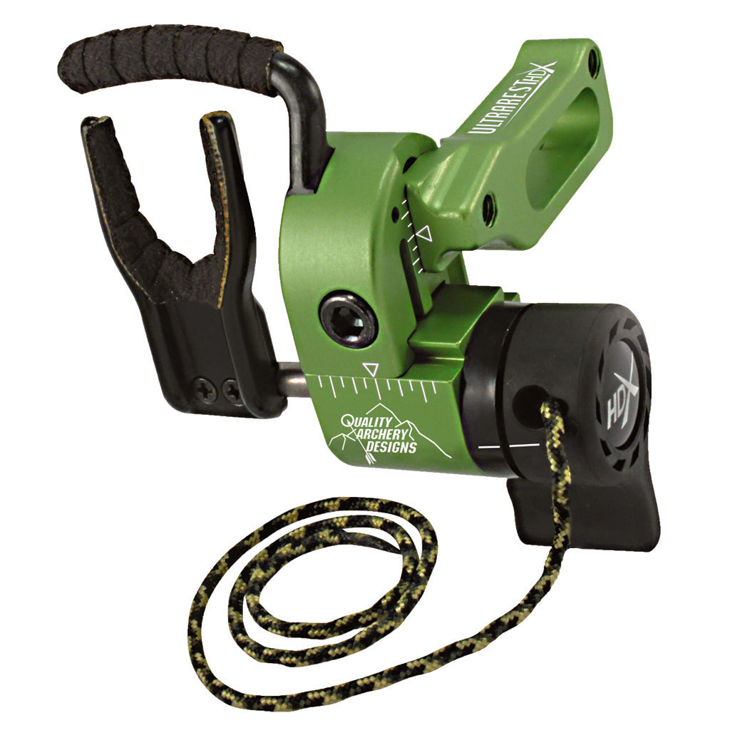 QAD UltraRest HDX Green RH - Premium Arrow Rest for Archery