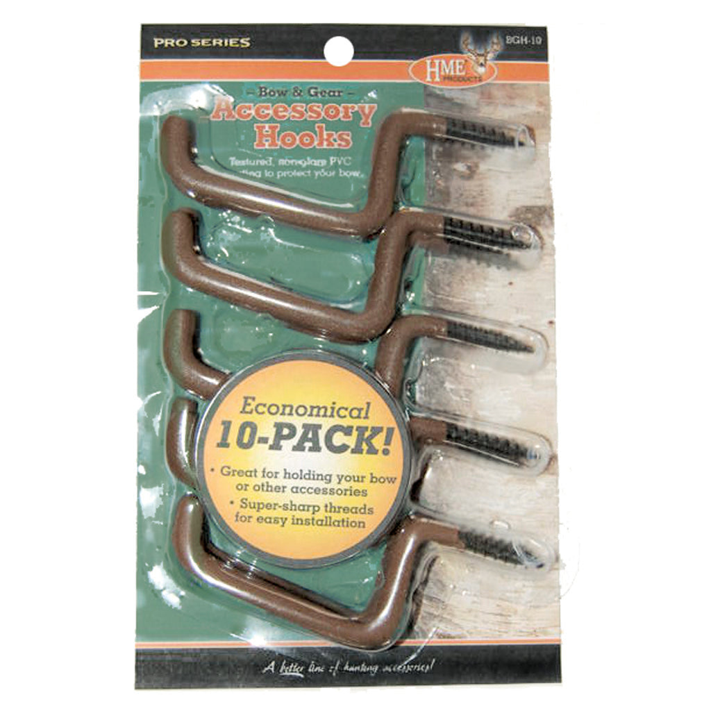 HME Bow and Gear Holder 10 Pack - Perfect for Organizing Your Hunting Gear
