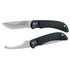 Outdoor Edge Swing Blade Knife Black - Versatile AUS-8 Steel Blade with Kraton Handle