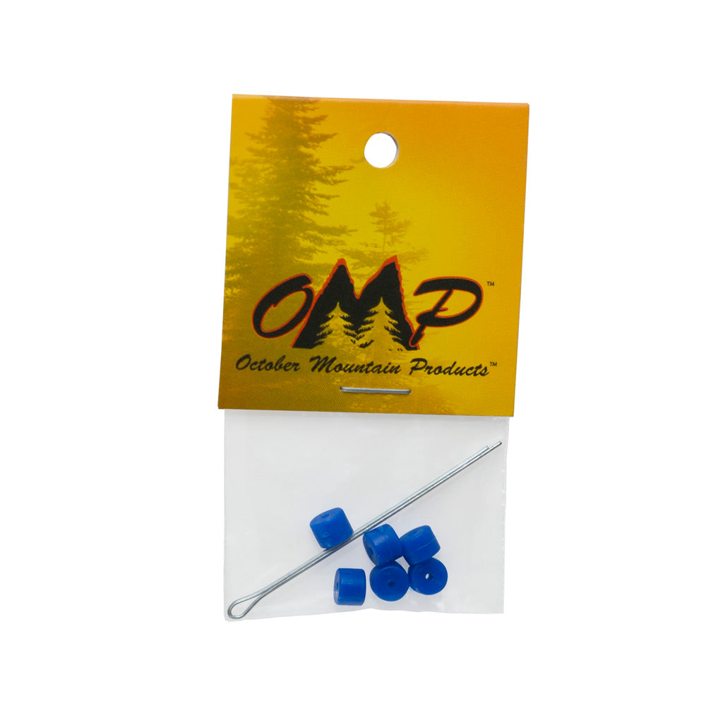 October Mountain Turbo Button 2.0 Blue Pack of 5