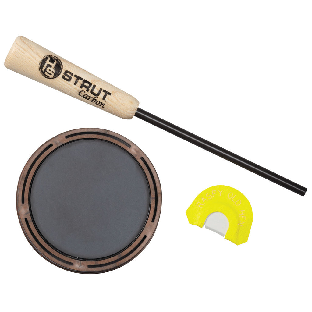 HS Strut Raspy Old Hen Slate Pot Call