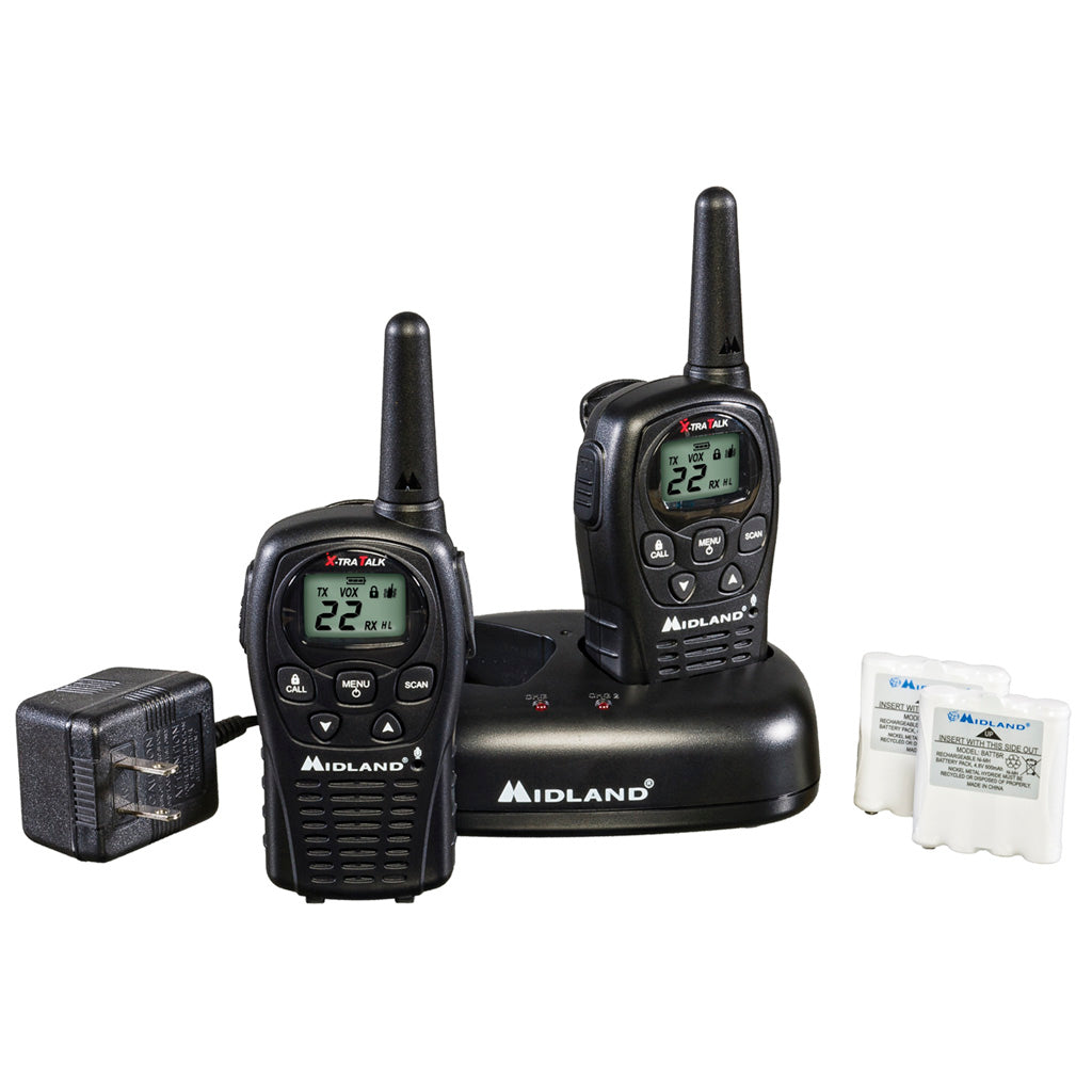 Midland LXT500VP3 2 Way Radio w/Batteries &amp; Charger