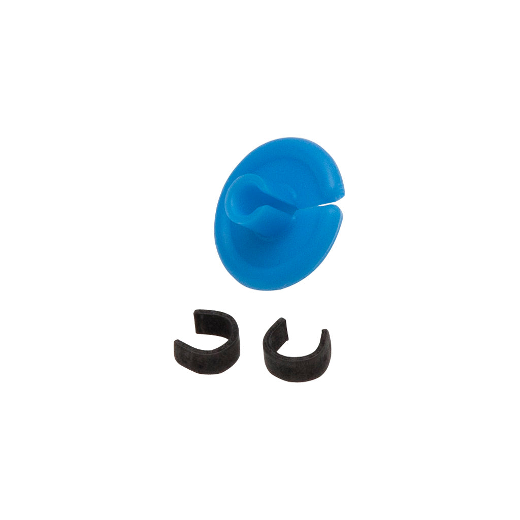 October Mountain String Love 2.0 Kisser Button Blue - Premium Archery Accessory