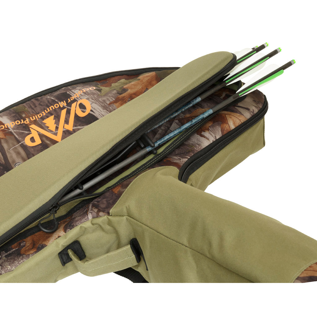 October Mountain Compact Crossbow Case Green/Camo 42 in.