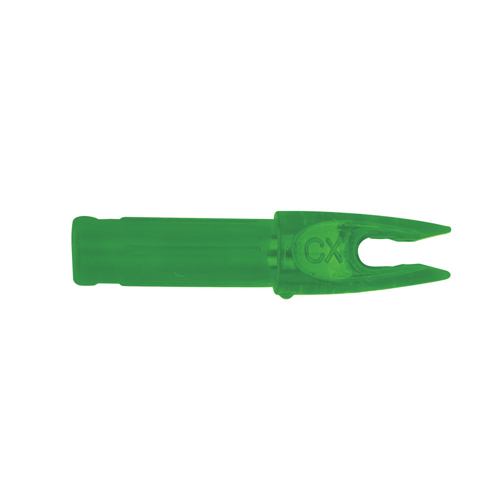 Carbon Express TCX Nocks Green 12 Pack - Precision Archery Accessories