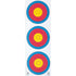 Maple Leaf Target Face 3-Spot Vertical 25 pk.