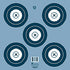 Maple Leaf Target Face NFAA Indoor 5-Spot 100 pk.