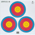 Maple Leaf Target Face FITA 3 Spot Triangle 100 pk.