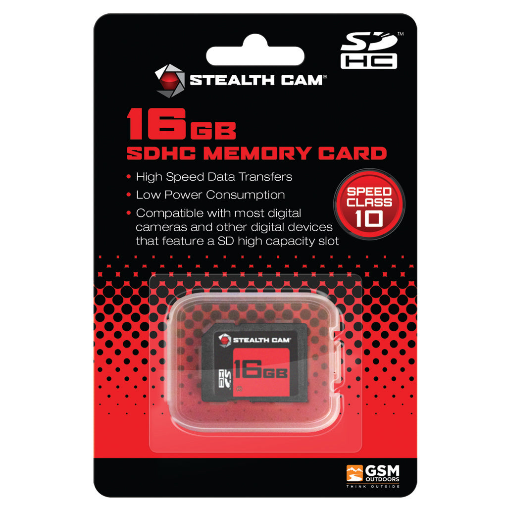 Stealth Cam SD Card 16 GB - Class 10 Performance