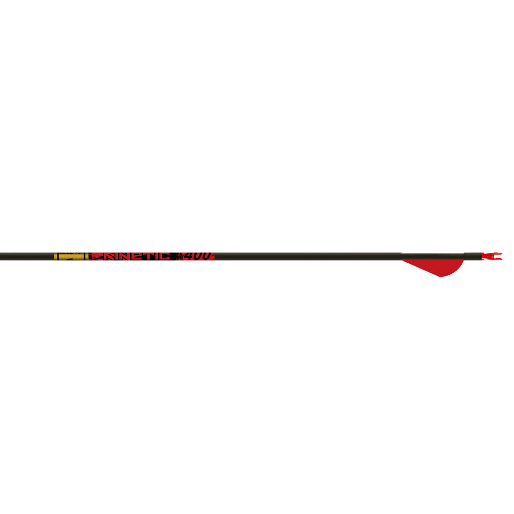 Gold Tip Kinetic Arrows 500 with Raptor Vanes - 6 Pack