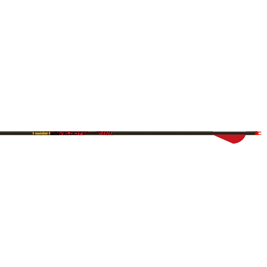 Gold Tip Velocity Arrows 340 with Raptor Vanes - 6 Pack