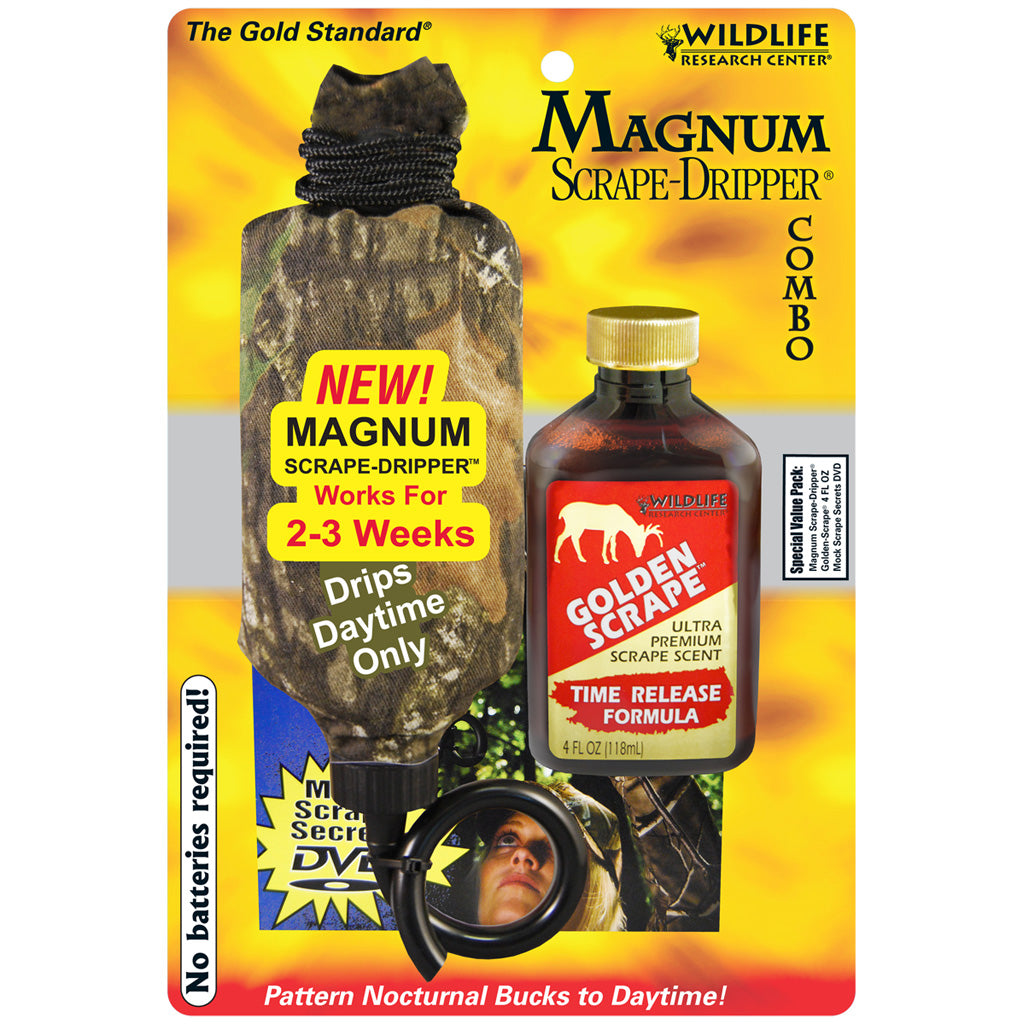 Wildlife Research Magnum Dripper Combo Gold Scrape 4 oz.