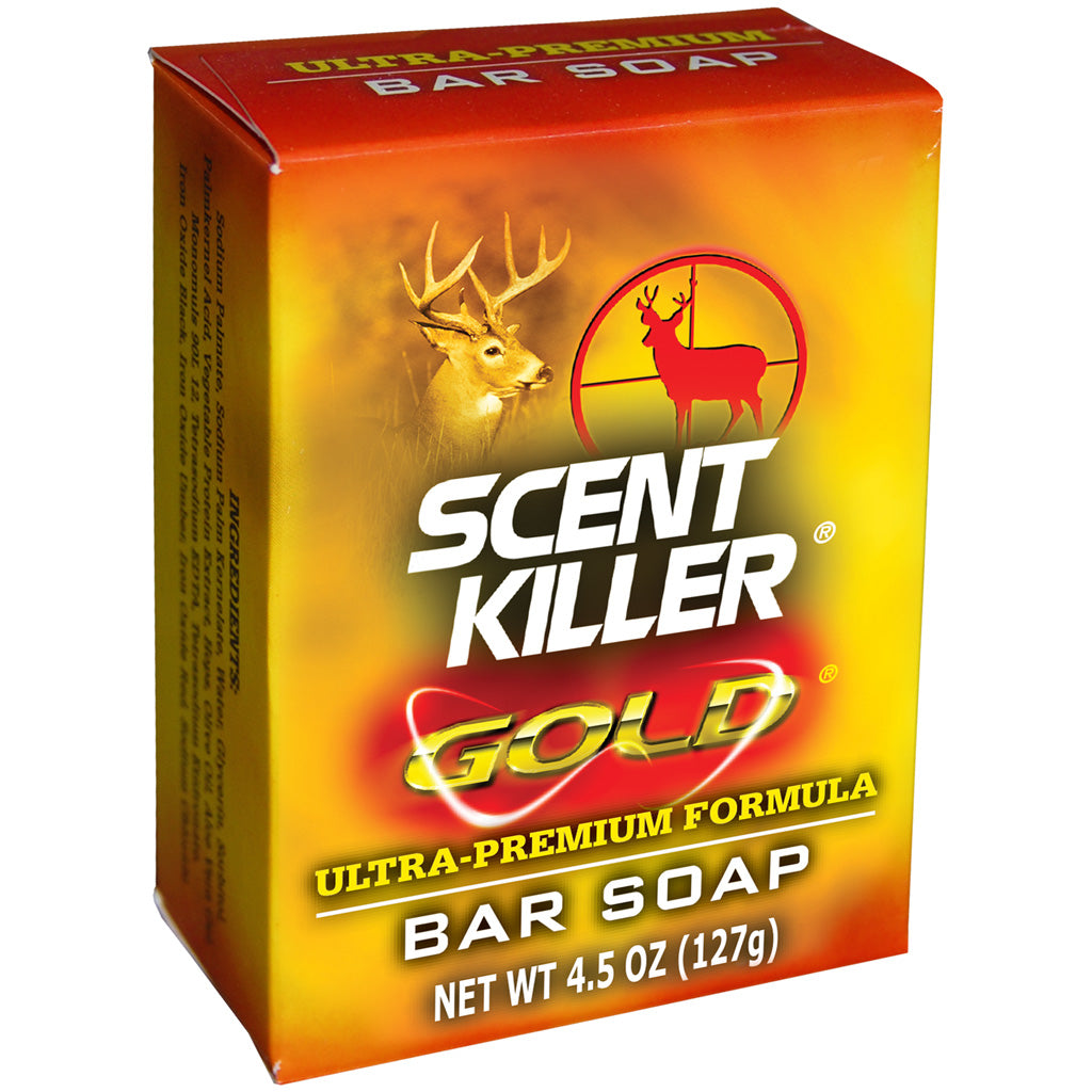 Wildlife Research Scent Killer Bar Soap Gold 4.5 oz - Unscented Anti-Odor Formula