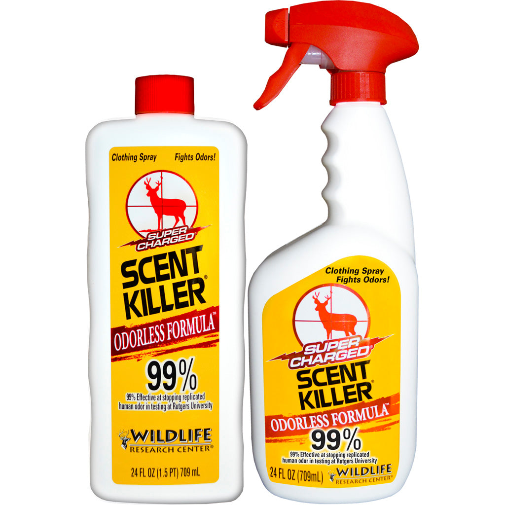 Wildlife Research Scent Killer Spray Combo 24 oz. 2 Pack - Effective Human Odor Elimination