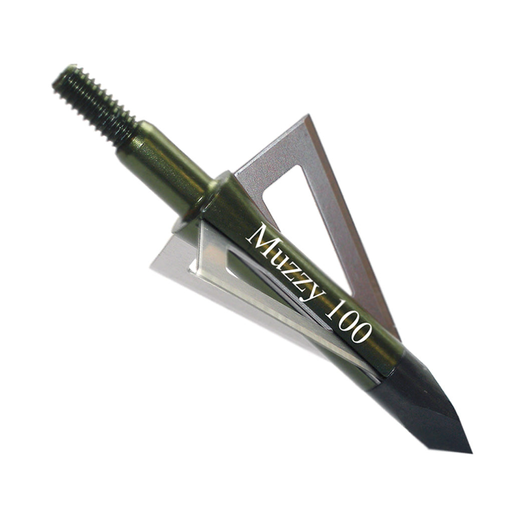 Muzzy Screw-In Broadheads 100 Grain 3 Blade - 6 Pack