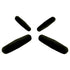 Bow Jax Speed String Sleeve Black 4 Pack - Enhance Archery Performance