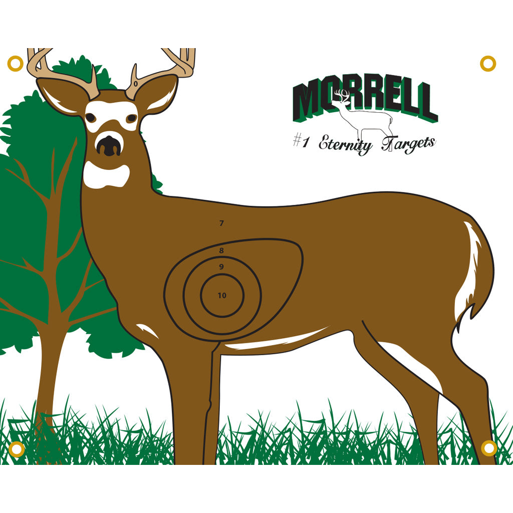 Morrell Polypropylene Target Face NASP/IBO Whitetail - Durable and Weatherproof