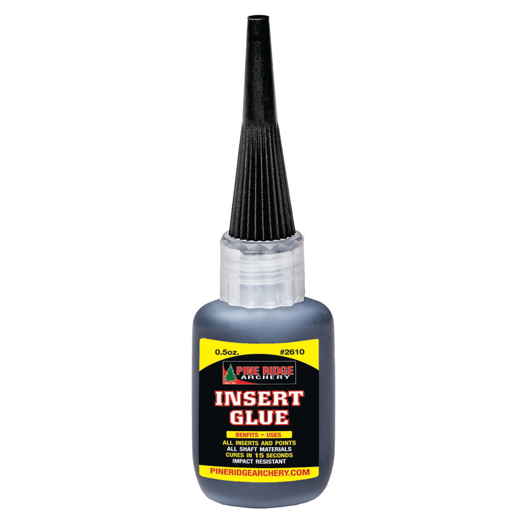 Pine Ridge Insert Glue 0.5 oz - Fast-Drying Impact Resistant Adhesive
