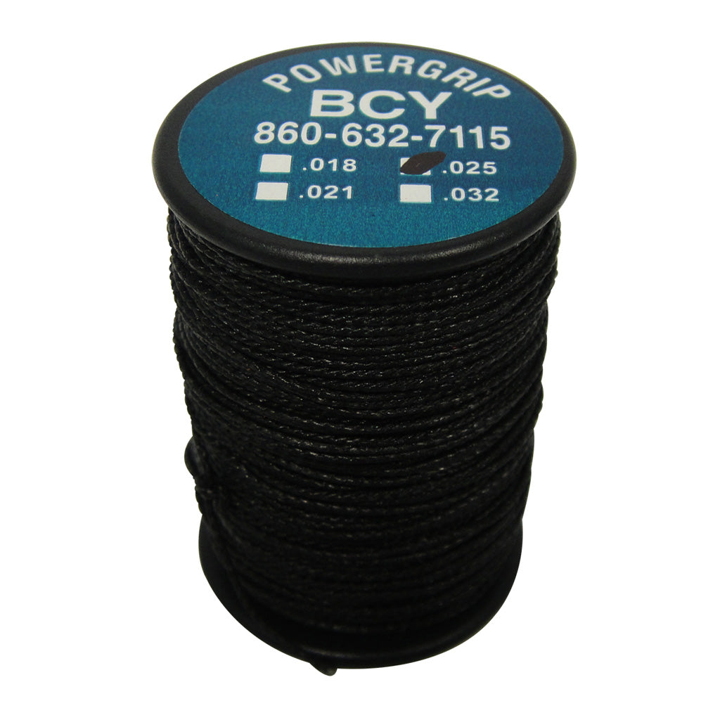 BCY Power Grip Serving Black .025 - 50 Yards