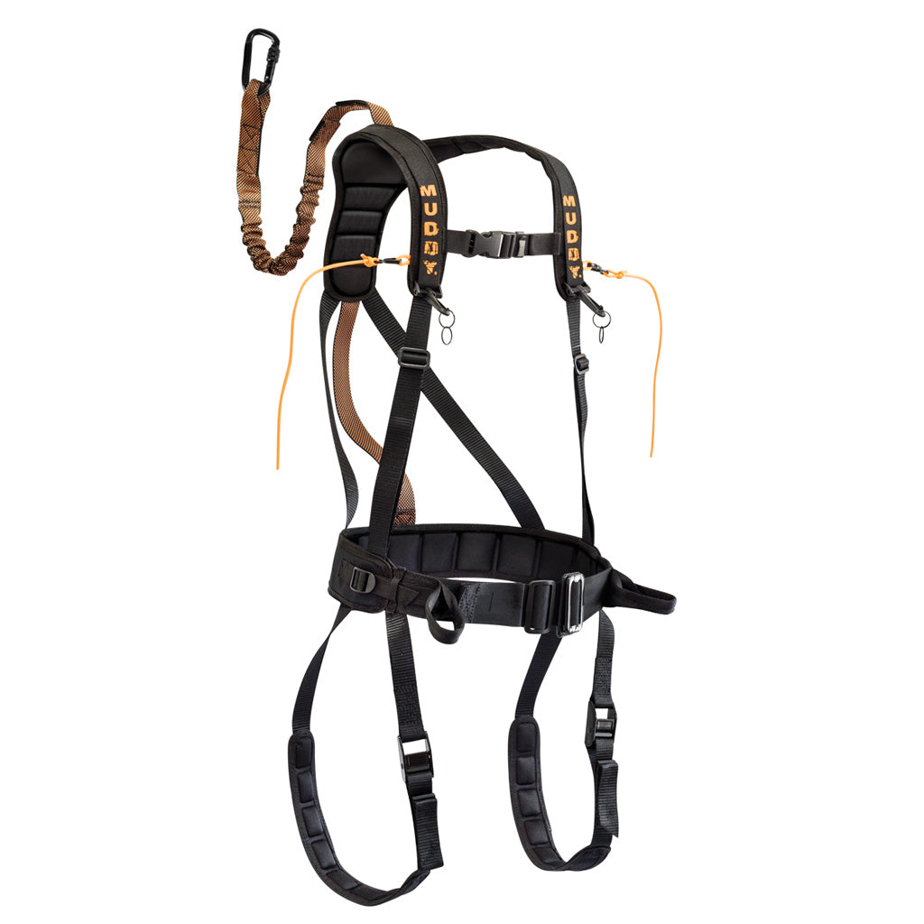 Muddy Outdoors Safeguard Harness Black Small/Medium - Lightweight and Comfortable