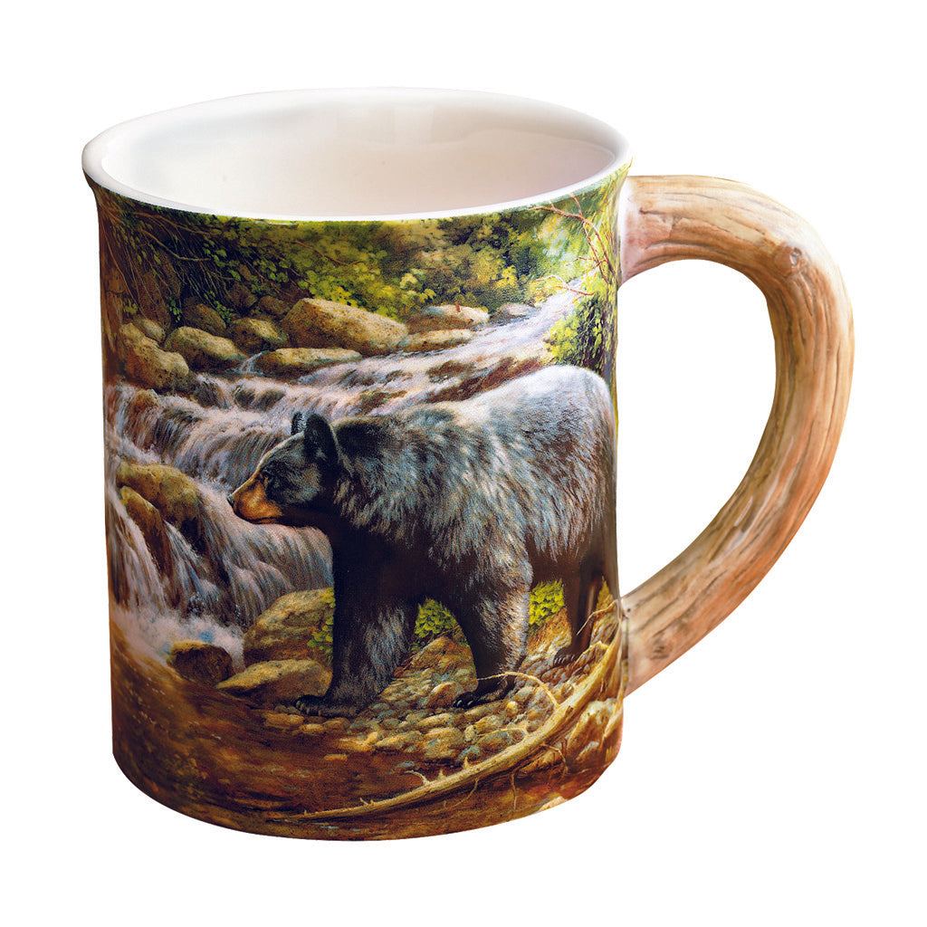 Wild Wings Sculpted Mug Shadow of the Forest Bear