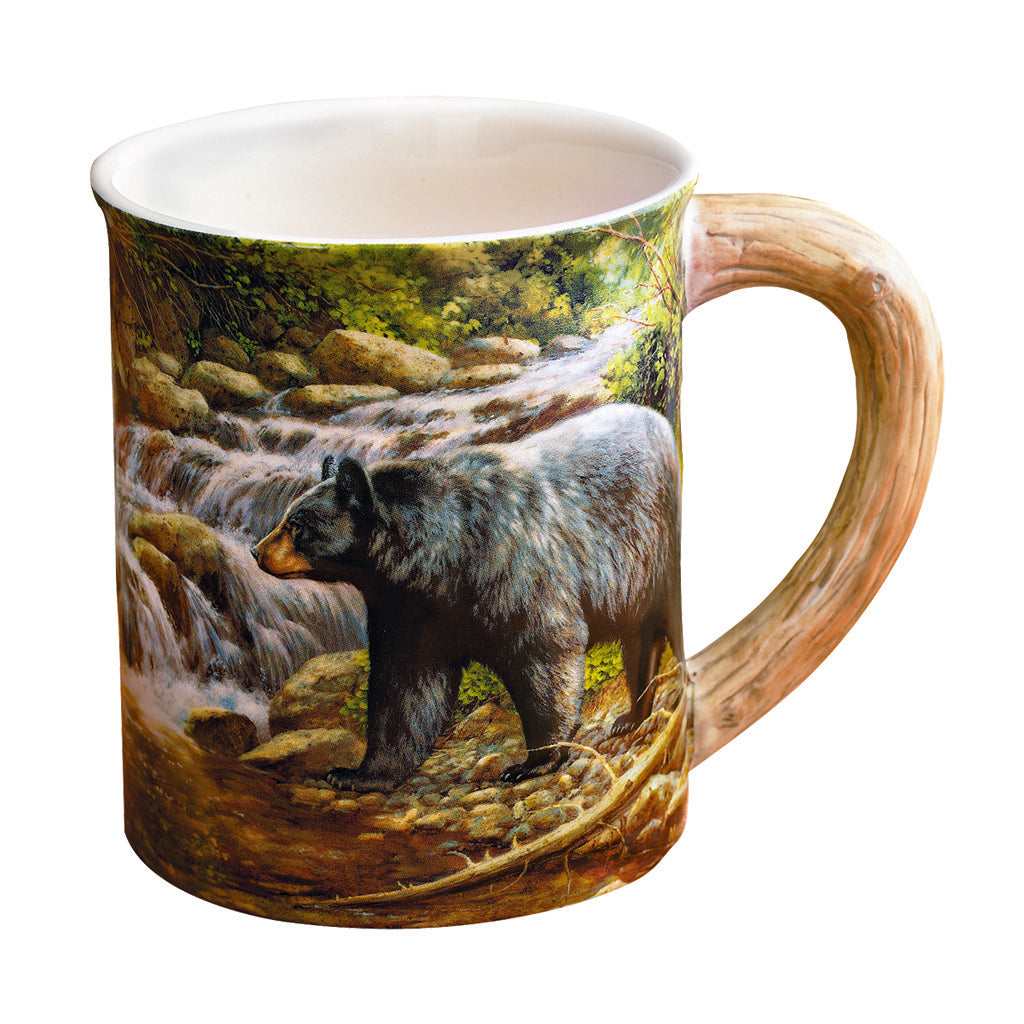 Wild Wings Sculpted Mug Shadow of the Forest Bear