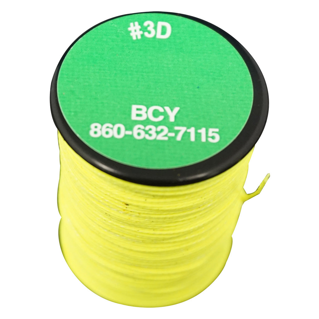 BCY 3D End Serving Neon Yellow 120 Yards - Premium Dyneema Material