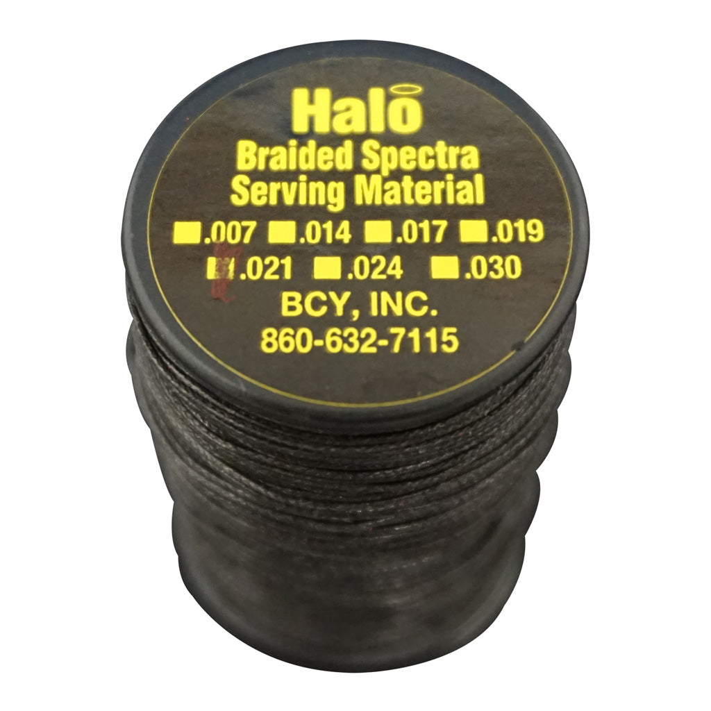 BCY Halo Serving Black .021 - 75 Yards of Braided Spectra Material