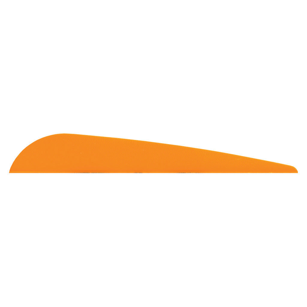 Bohning Bronco Vanes Neon Orange 4 in. 100 pk.