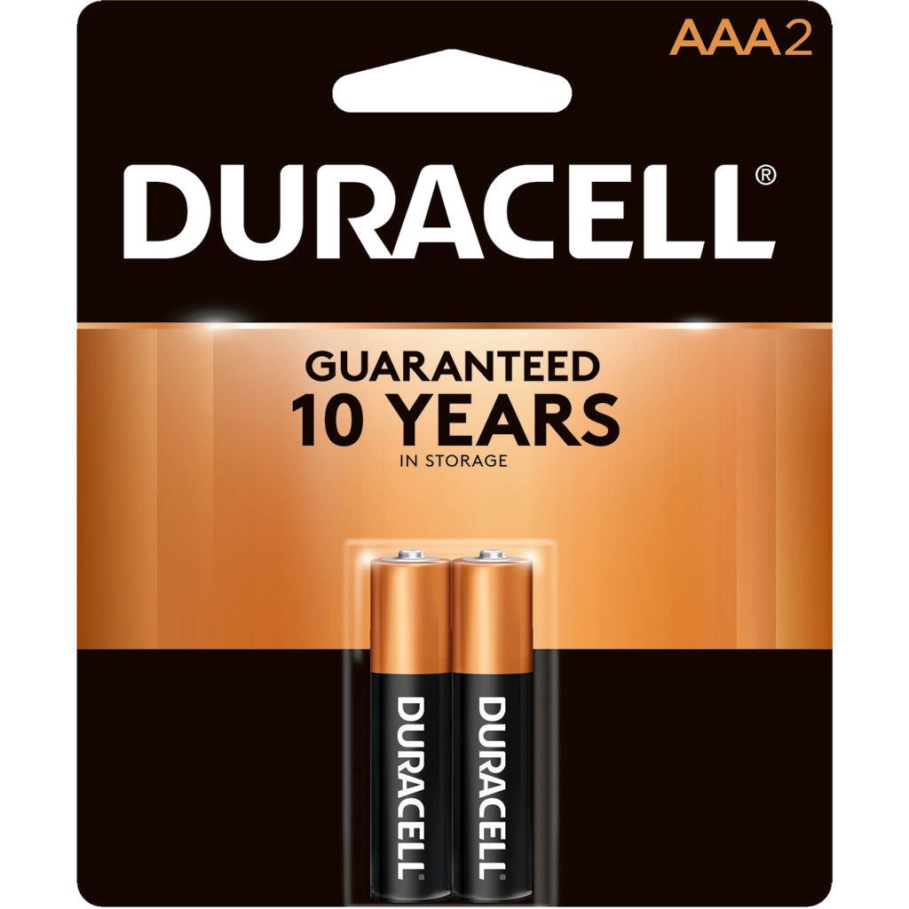Duracell Coppertop AAA Batteries 2 Pack - Reliable Power Source